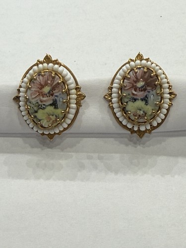 Signed miriam haskell floral - signed,